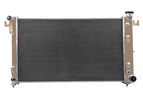 Primecooling 52MM 3 Row Core Aluminum Radiator for Dodge Ram 1500 2500 3500 5.9L Gas V8 Trucks 1998-2002