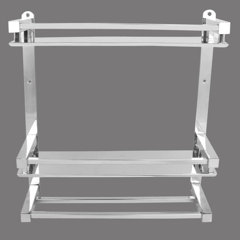 Image of 4008 Stainless Steel 304 Grade Dual Folding Towel Rack for Bathroom Towel Hanger /Rack