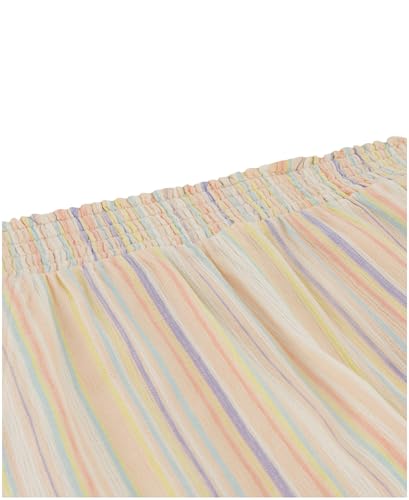 Image of Billabong Girls' New Waves Mid-Rise Wide Leg Pants, Elastic Waistband, Front Pockets