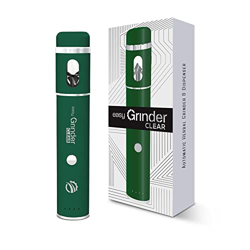 Easy Grinder Clear Glass Electric Herb Pollen Catcher Dispenser Coffee Grinders Crusher Usb Rechargeable Stainless Steel Blades #TOP1