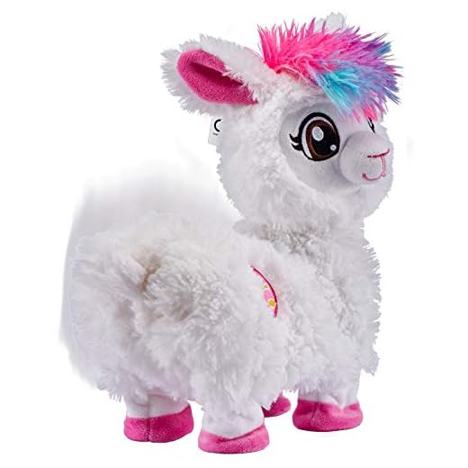 ZURU PETS ALIVE Boppi The Booty Shakin' Llama, White
