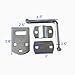 X-Haibei Corner Gate Latch Bracket Set, Utility Trailer Truck Wood Security Rack Stake Body Corner Brackets Gate