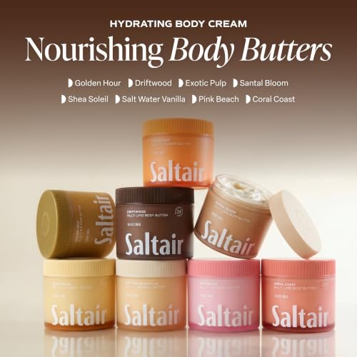 Image of Saltair Multi-Lipid Body Butter | Driftwood Ceramide Cream | 10 oz | Creamy texture with conditioning ingredients for lasting hydration and a soft comfortable finish