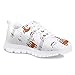 Cumagical Sloth Music White Boys Girls Shoes Fashion Sneakers for Kids Cheer Shoes Flat Breathable Running Walking Tennis Shoes Anti Slip Footwear
