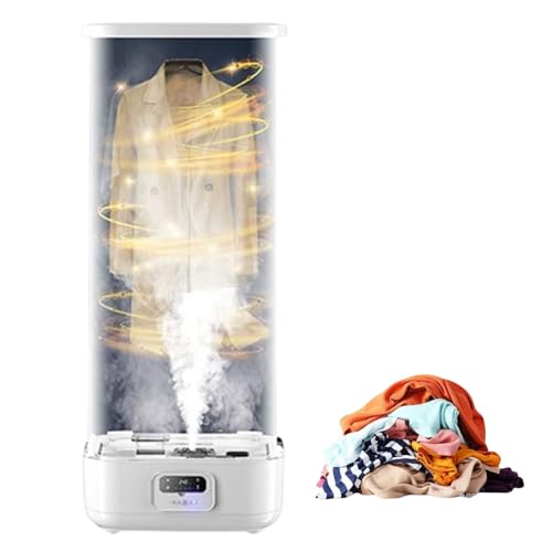 ITETONE Plancha de Vapor Vertical de 900 W con eliminación rápida de Arrugas, Ideal para Viajes y hogar, con Control Remoto.