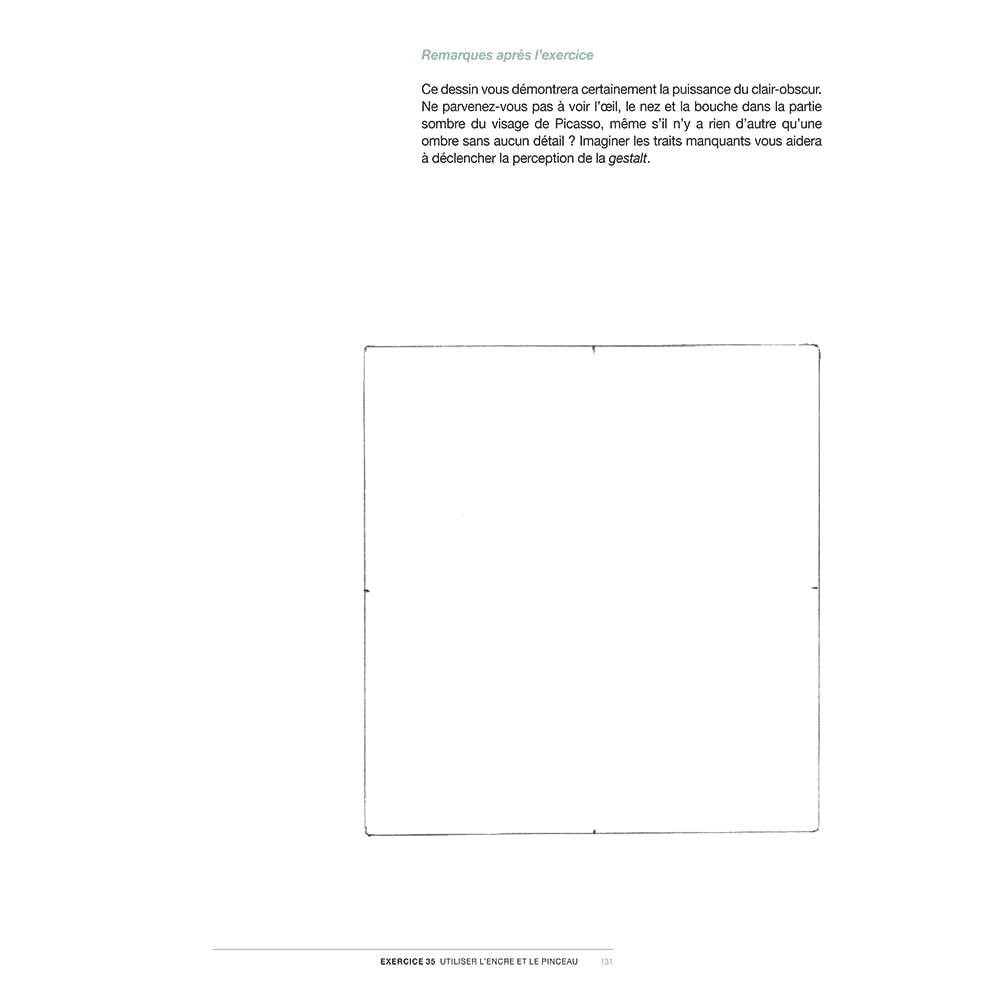 Dessiner grâce au cerveau droit - Livre d'exercices