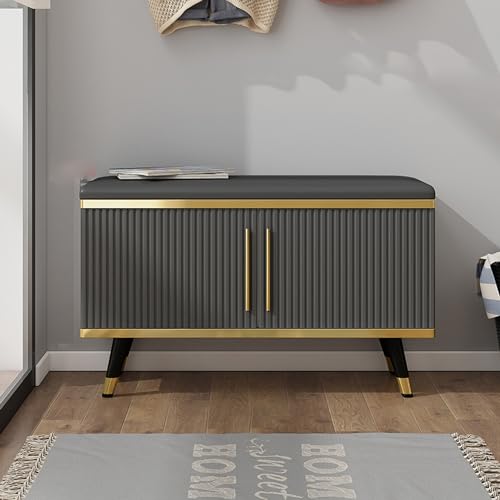 Banc à chaussures pour couloir étroit optimiser l espace rangement entrée