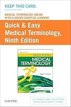 Medical Terminology Online with Elsevier Adaptive Learning for