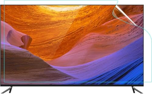 Protector De Pantalla De Tv Anti-Luz Azul/Anti-Uv/Antirreflejos Con Filtro De Protección Ocular Para Televisores Tcl/Samsung/Toshiba/Sony/Lg/Hisense De 32 A 75 Pulgadas (Transparente) / 46 Pulgadas (