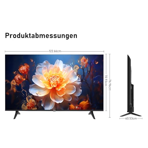 niedriger Input-Lag unter 10 ms für flüssiges Play. - Detailansicht von XUW 55 Zoll 4K QLED TV Test 2026 – Dealfoxx.de