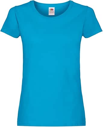 Maglietta Basic Maglietta Donna Fruit Of The Loom Valueweight - Cotone, Manica Corta, Girocollo, Comoda E Di Qualit&agrave;! Maglietta Basic Donna