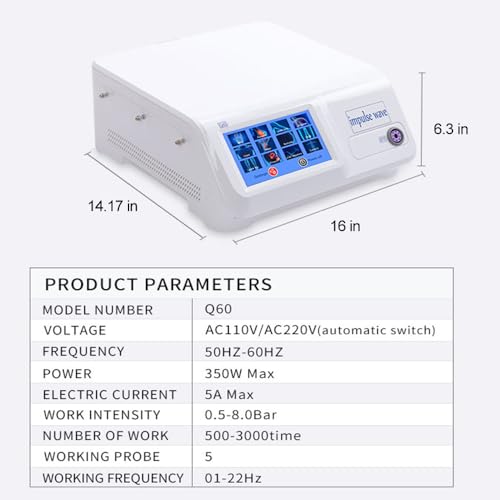 Shockwave Therapy Machine Pain Relief Shock Wave Therapy Machine for Back Waist Leg and Golf Elbow Relief Pain