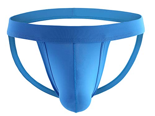 eywlwaar Men's Athletic Supporter Briefs Jockstrap Underwear Elastic Nylon Pouch Bikini Briefs3
