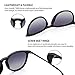 CHBP Sunglasses Womens Men Polarized UV Protection Trendy Vintage Retro Round Mirrored Lens Sunglasses For Women