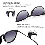 CHBP Sunglasses Womens Men Polarized UV Protection Trendy Vintage Retro Round Mirrored Lens Sunglasses For Women - Image 5