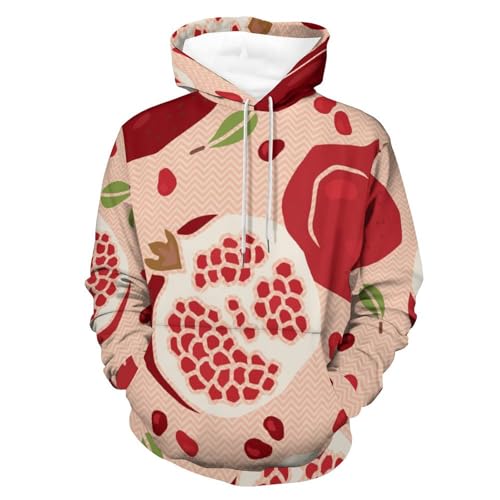 Sweat à capuche grenade confort thermique et manches longues taille S