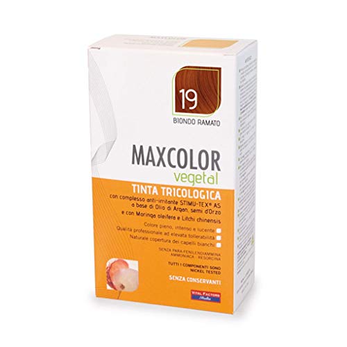 Tinta Maxcolor Vegetal biondo ramato n° 19