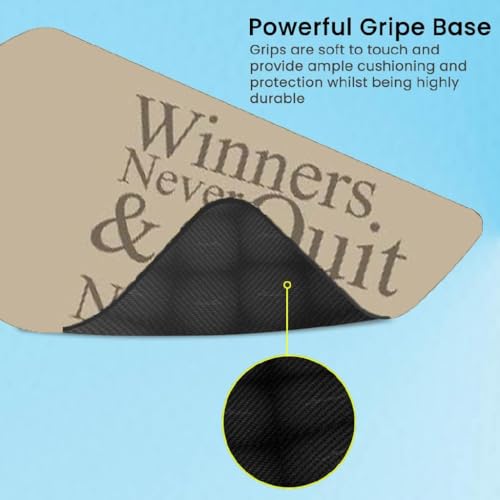 Image of OUTFITQUE Cute Mouse Pad - Printed Mousepad with Anti-Slip Rubber Base & Smooth Mouse Control for Laptop, Gaming, Notepad, Desktops (Winner Theme)