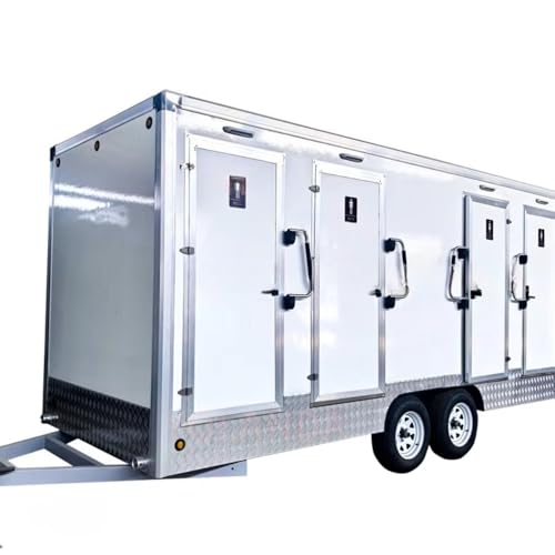 Portable Restroom Trailer with Wheels for Outdoor Camping and Public