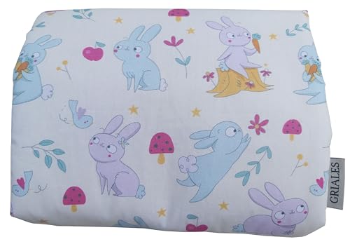 GRIALES Cojín Lactancia Bebe, cojín Lactancia Manga o Brazalete para alimentación de Bebe, Almohada de Lactancia 100% algodón