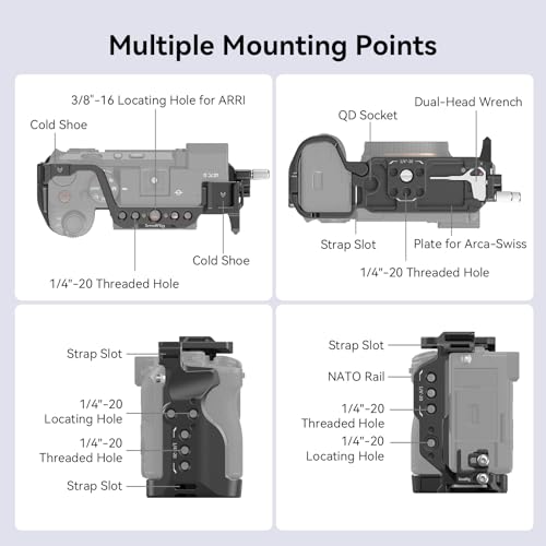 Image of SmallRig Cage Kit for Sony Alpha 7 C II /Alpha 7 CR - 4422