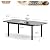 Sophia & William Black Expandable Patio Dining Tables Metal Outdoor Table for 6-8 Person Lawn Garden Bistro Rectangular Table
