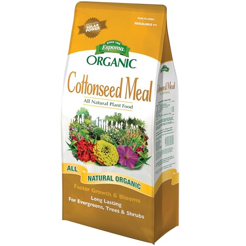 Espoma Organic Cottonseed Meal; All-Natural Plant Food That Provides All Three Major Plant nutrients.Promotes Optimum Growth Flowering and Deeper Green Color. 3.5 lb.Bag. Pack of One