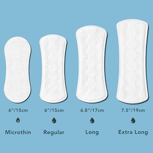 Image of Rael Panty Liners for Women, Organic Cotton Cover (Micro Thin, 280 Count) | Daily Pantiliners, Sanitary Liner, Light Absorbency, Unscented, Chlorine Free, Thin, Period Essentials