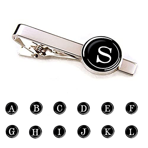 Mannen 26 alfabet letters stropdas clips persoonlijkheid naam letters sieraden mannen stropdas clip pin pak accessoires (metalen kleur: letter L) - Image 3