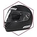 Produktbild Integralhelm Mit Sonnenblende Schwarz Matt 63-64 Helm Motorradhelm Klapphelm