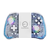 Controle sem Fio para Nintendo Switch Hall Effect Joycon Bluetooth, RGB