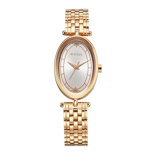Image of Titan Karishma Workwear Silver White Dial Stainless Steel Watch for Women