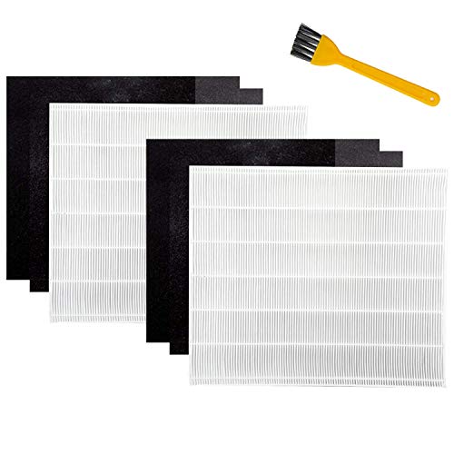 Yours 2 Pack AP-1512HH Filter Compatible with Coway air Purifier, with 4 Carbon Pre Filters, Part# 3304899