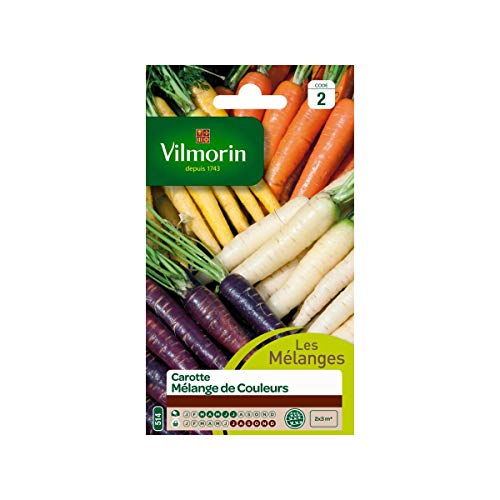 Vilmorin - Sachet graines Carottes mélange de couleurs