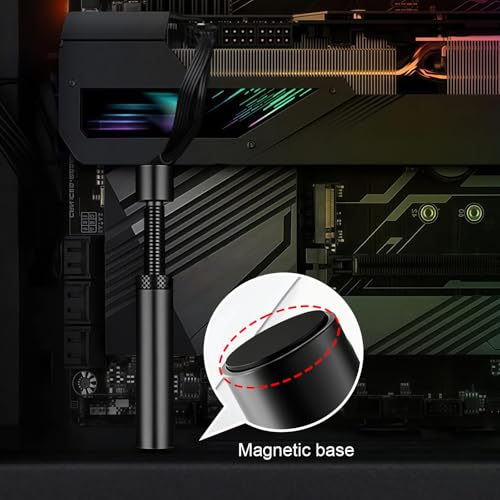 AzureRay Soporte GPU Universal - La Solución Definitiva contra el Pandeo de la Tarjeta Gráfica, Fácil Instalación para PC - imagen 3