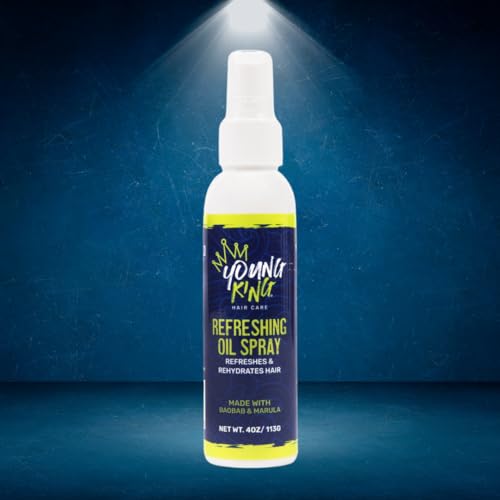 Young King Hair Refreshing Oil Spray para cabello y barba 4oz miniatura 4