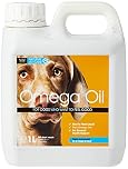 Natural VetCare Omega Oil for Dogs 1000ml – Veterinary Strength Skin, Coat & Joint Supplement – With Omega-3, Omega-6, Biotin & Vitamin E – Supports Glossy Coat, Healthy Skin & Mobility