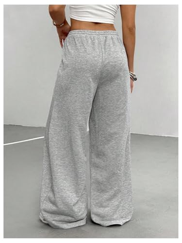 SHENHE Girl's Y2k Baggy Sweatpants Wide Leg Drawstring Sports Athletic Casual Loose Sweatpants2