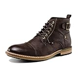  Denver Footwear Botas Camperas con Hebilla Lateral para Hombre, Marrón, 44 EU