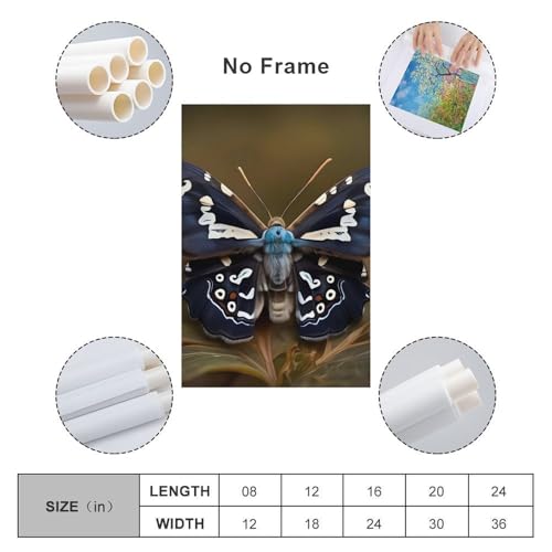 Impression sur toile moderne et affiche ailes de papillon