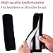 2 Pack Soft Seat Belt Cover Pad with Embroidered Sticker (Passenger Princess) - Comfortable Seatbelt Covers for All Cars and All Ages - Seat Belt Extender Shoulder Pad - Seatbelt Cushion for Backpack