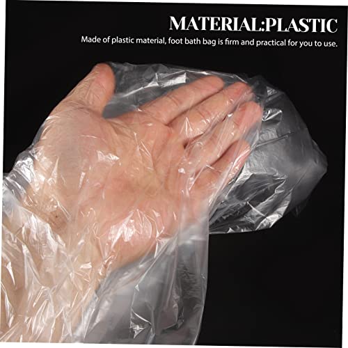 80 piezas bolsas plásticas descartables para spa de pies miniatura 3