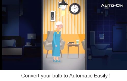 Image of Auto-ON PIR Motion Sensor Bulb Holder (Convert Any Bulb to Automatic) (Energy Saver) (Adjustable timer) Surge Protector- One Year Warranty - Pack of 1