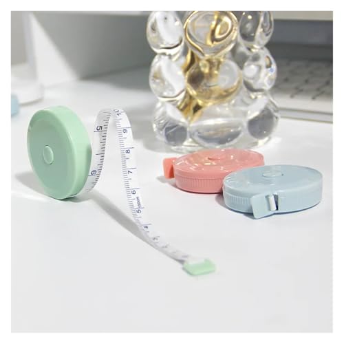 Cinta métrica flexible doble escala para costura 2M miniatura 3
