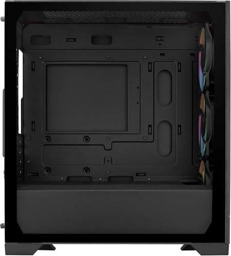 Image of Cooler Master Elite 302, Micro-ATX High Airflow Minimalist PC Case, 365mm GPU Max, Compatible RTX 5080|RX 7090 XT, 280mm AIO Max, Type C, Tempered Glass, Triple 120mm aRGB PWM Fan, Intakes Grill