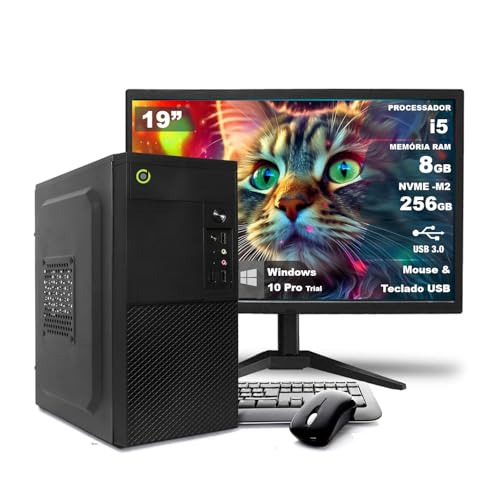 Computador ON Corp, Intel Core i5, 8GB RAM DDR3, 256GB SSD NVme, Kit Completo