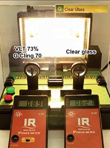 G Greenfilm Static Cling Window Tint 70% Easy Diy For Home And Residential, No Glue Window Film (24" X 120") #TOP4