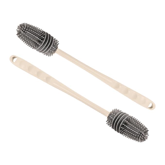 Bottle Cleaning Brush Long Handle | Silicone Bottle Cleaner Brush for Water Bottles, Baby Bottles & Glassware | Deep Cleaning Flexible Brush for Kitchen Use (1)-image-48
