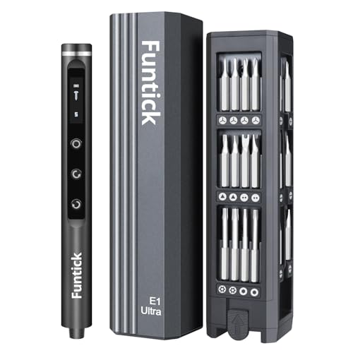 Mini Electric Screwdriver Set,Cordless screwdriver rechargeable,power screwdriver,destornillador eléctrico,Magnetic Bits,5 Torque,LED Display, Electric Screwdriver for Phone PS5 Laptop Watch