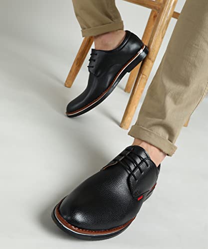 Image of Zixer Synthetic Leather Mens Formal Shoes || Office Formal Shoes Men Stylish|| Formal Shoes for Men Patent Leather Lace Up Party Formal Shoe